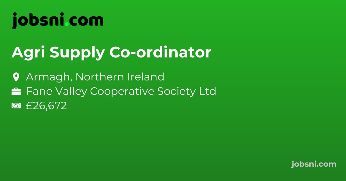 Agri Supply Co-ordinator