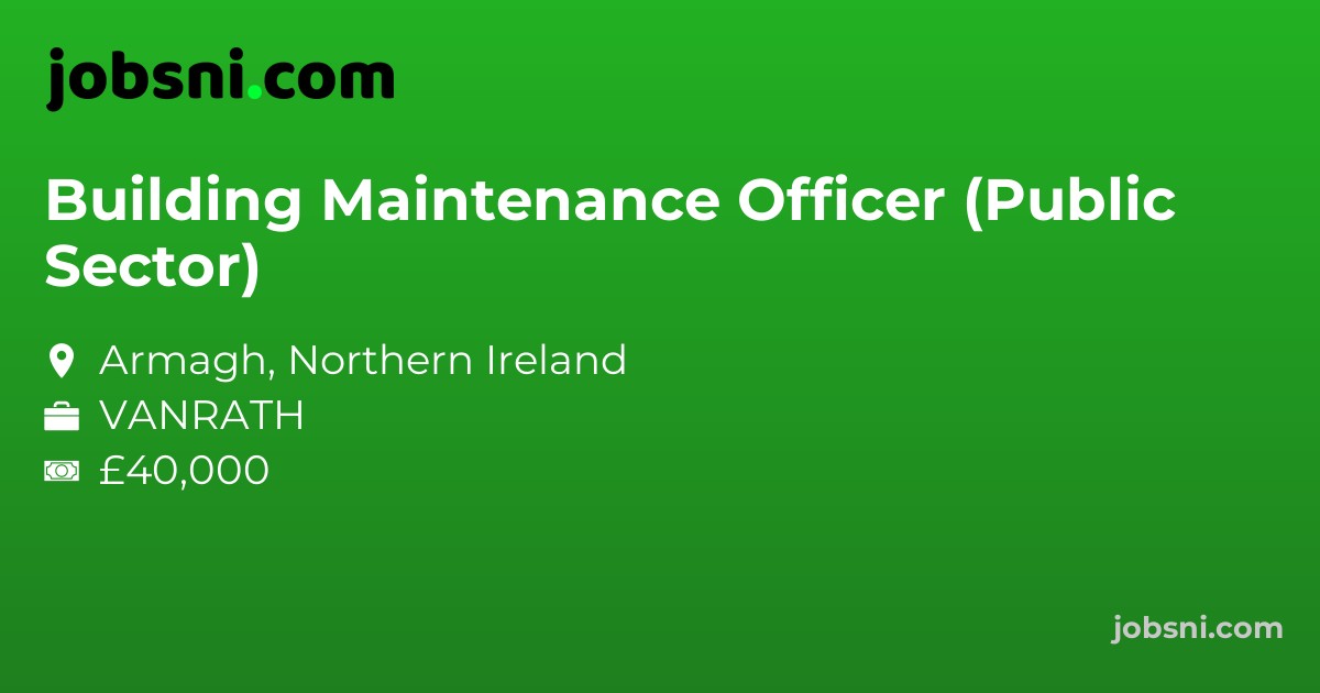 Building Maintenance Officer (Public Sector)