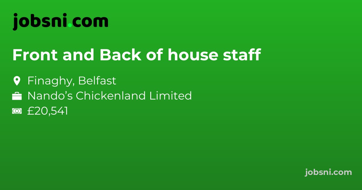 Front and Back of house staff