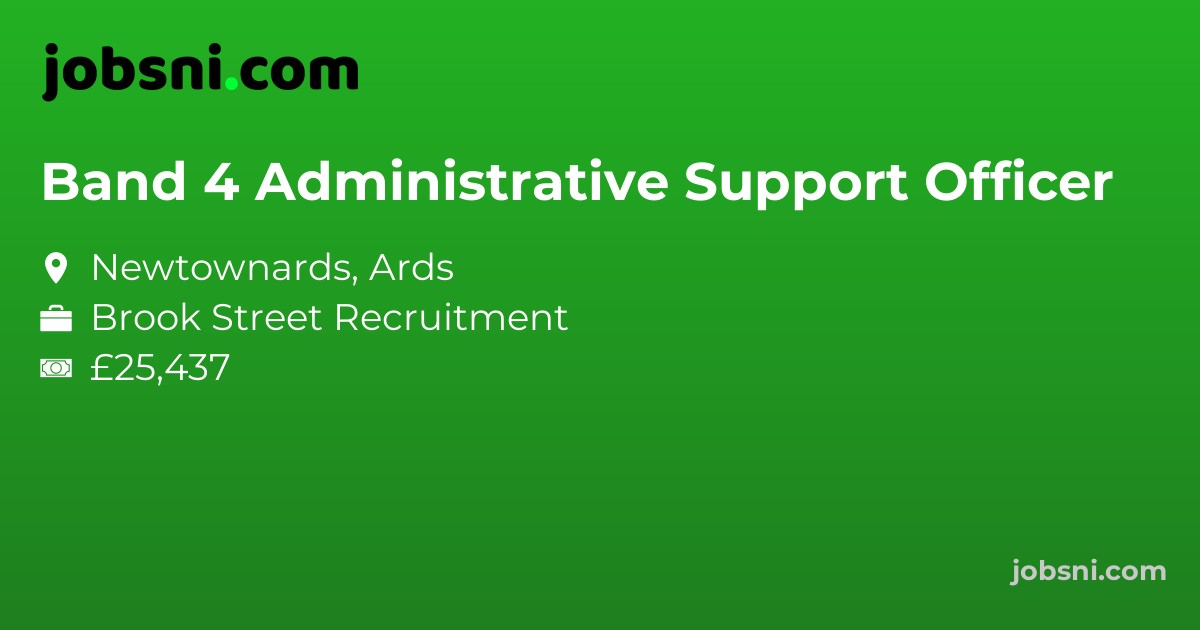 Band 4 Administrative Support Officer
