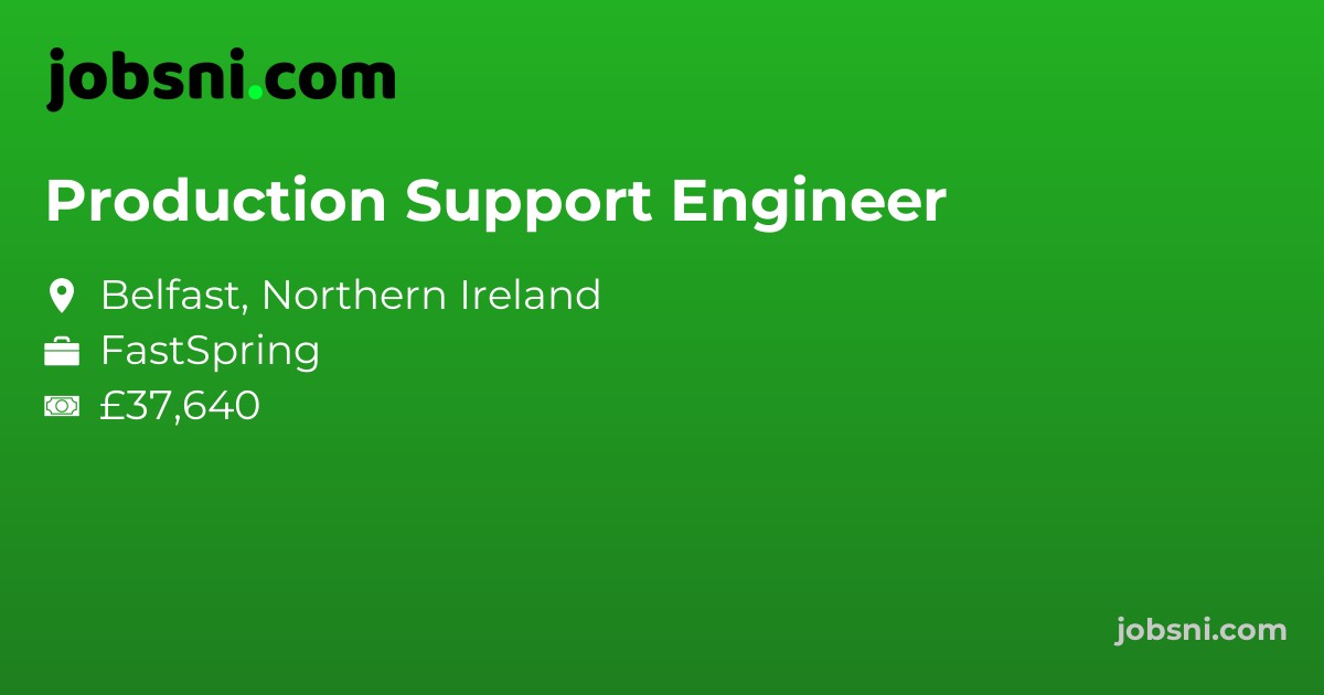 Production Support Engineer