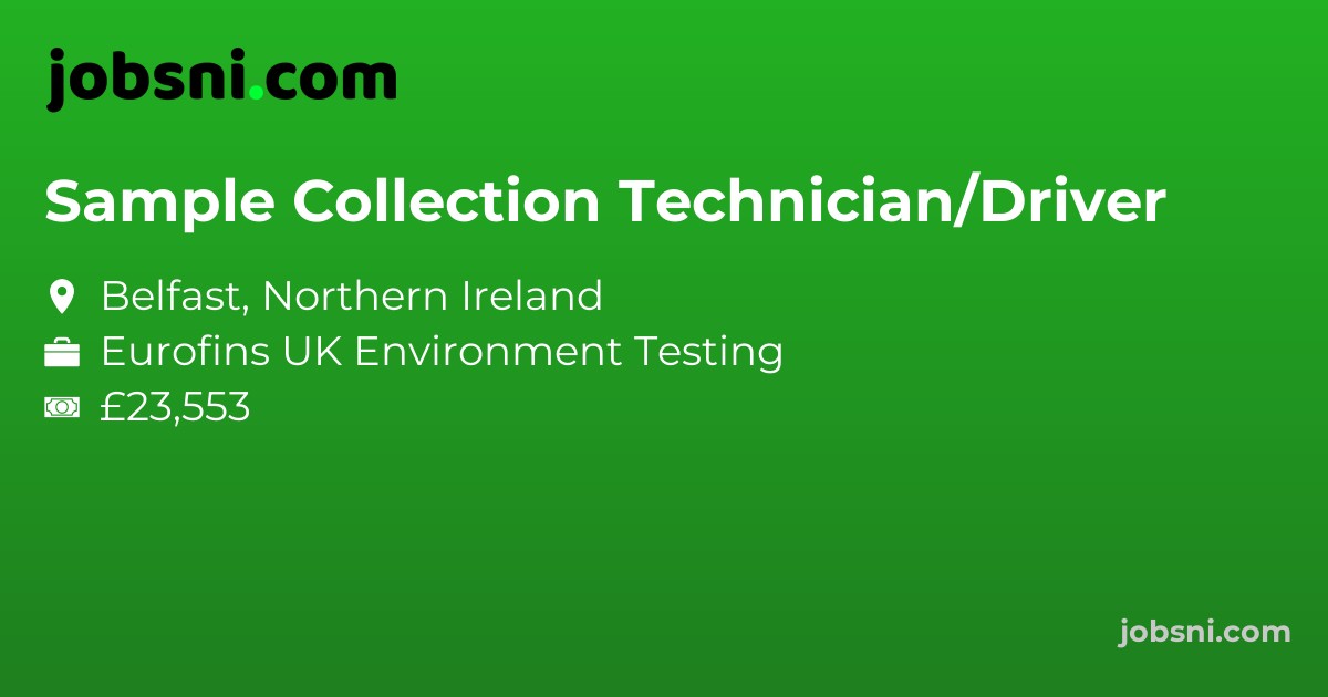Sample Collection Technician/Driver