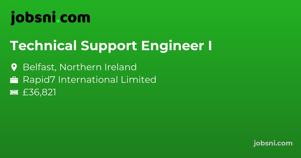 Technical Support Engineer I