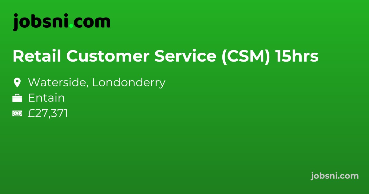Retail Customer Service (CSM) 15hrs