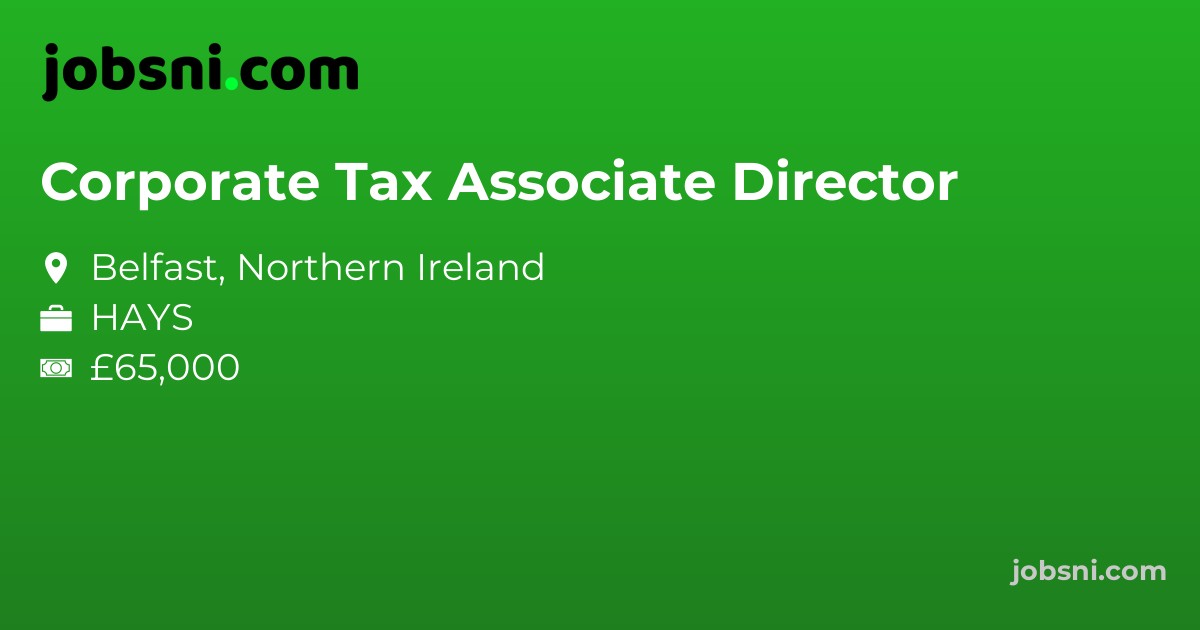 Corporate Tax Associate Director