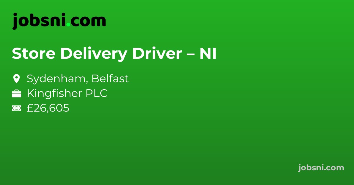 Store Delivery Driver – NI