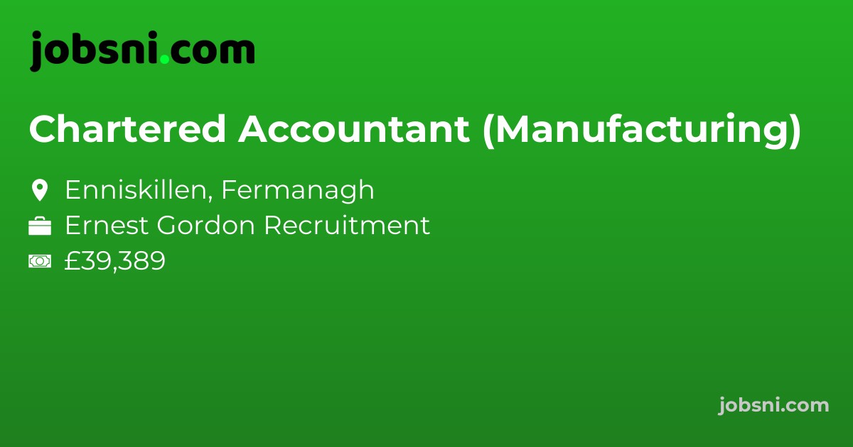 Chartered Accountant (Manufacturing)