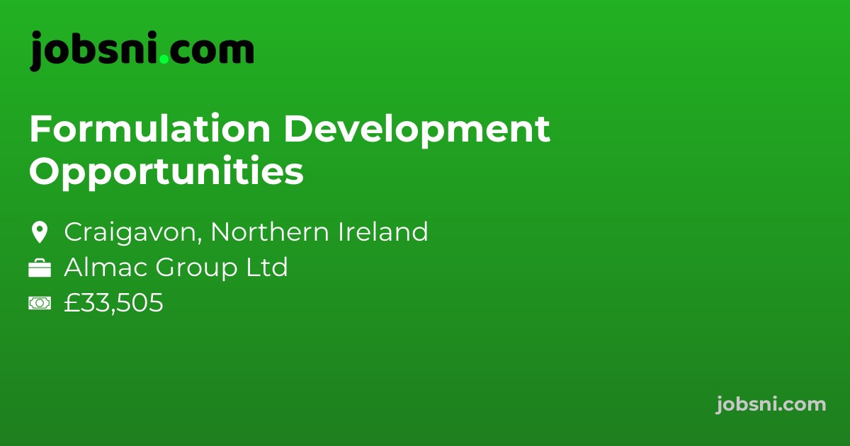 Formulation Development Opportunities