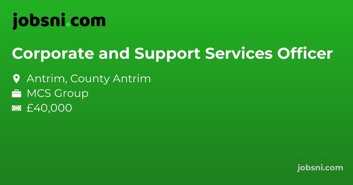 Corporate and Support Services Officer