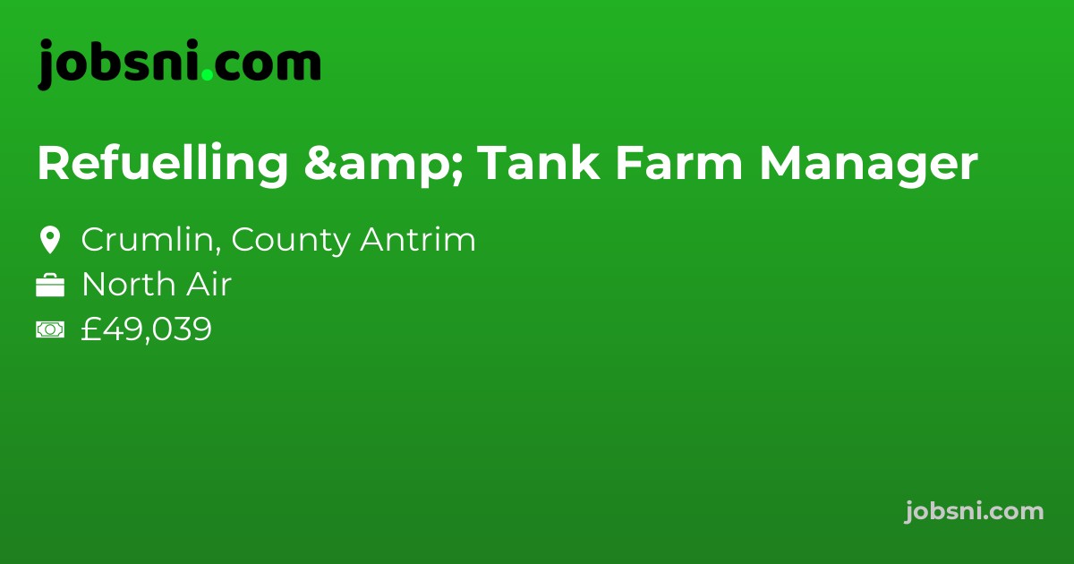 Refuelling & Tank Farm Manager