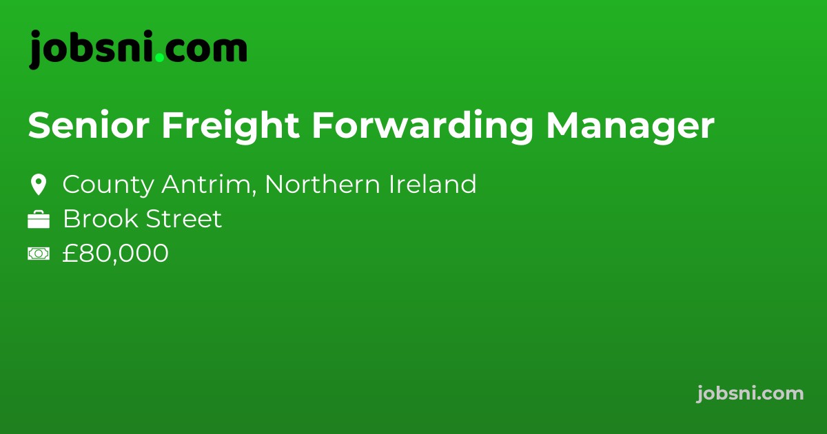Senior Freight Forwarding Manager