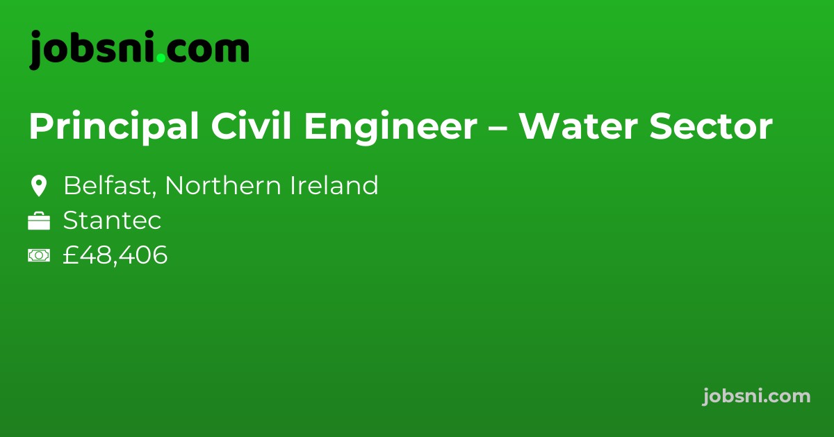 Principal Civil Engineer – Water Sector