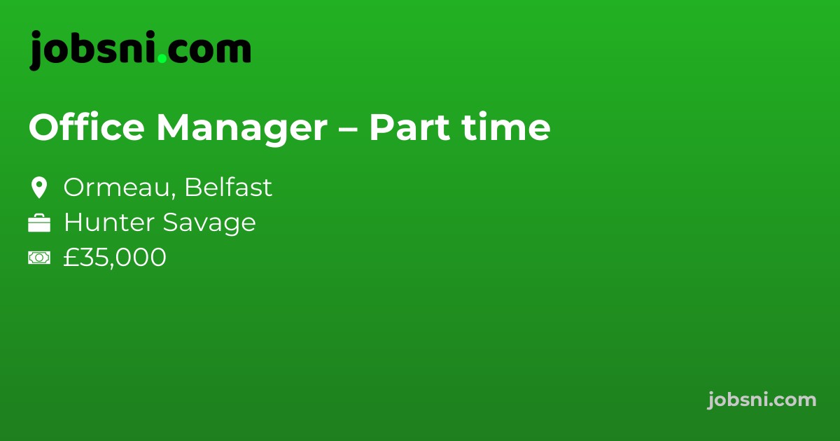 Office Manager – Part time
