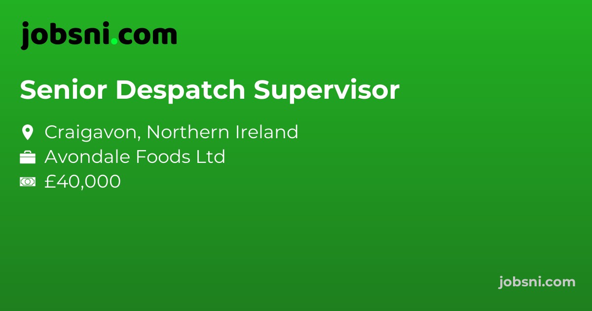 Senior Despatch Supervisor