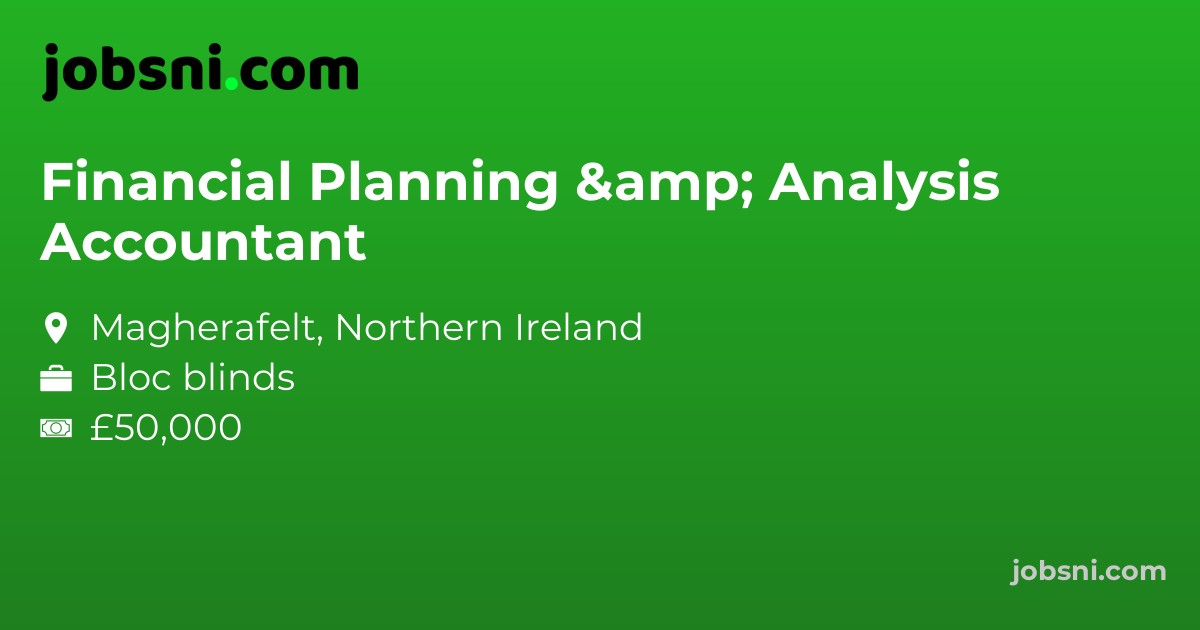 Financial Planning & Analysis Accountant