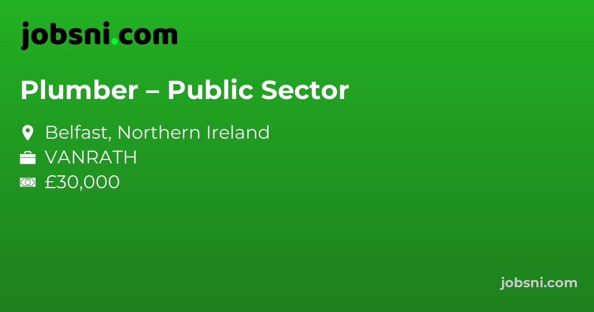 Plumber – Public Sector