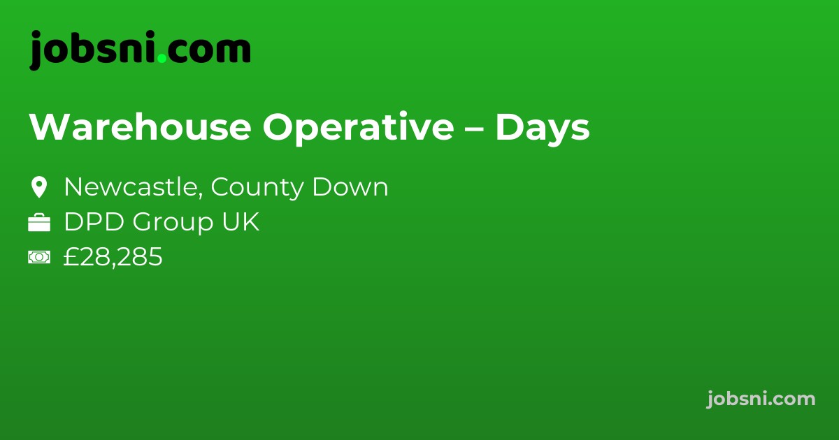 Warehouse Operative – Days