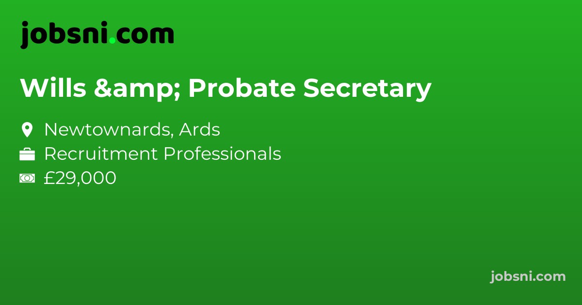 Wills & Probate Secretary