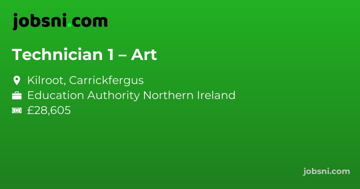 Technician 1 – Art