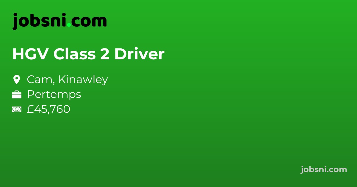 HGV Class 2 Driver