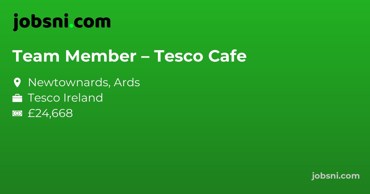 Team Member – Tesco Cafe