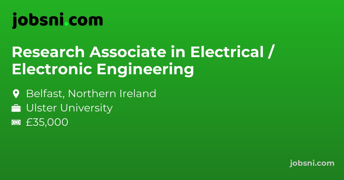 Research Associate in Electrical / Electronic Engineering