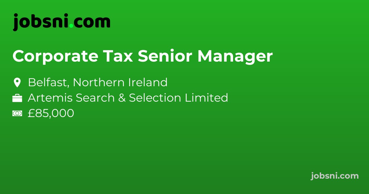 Corporate Tax Senior Manager
