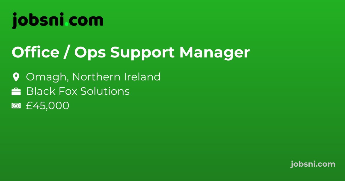 Office / Ops Support Manager