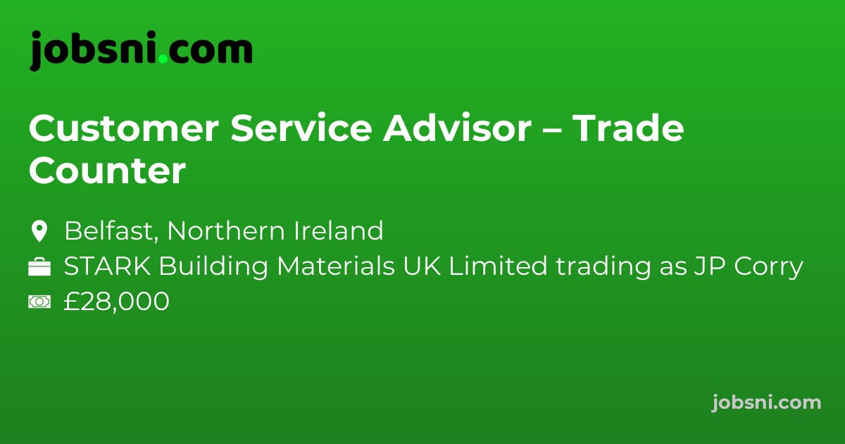 Customer Service Advisor – Trade Counter