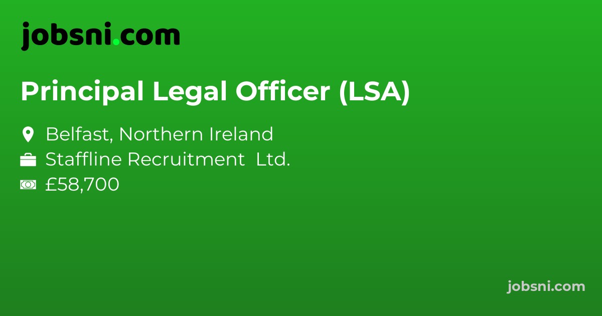 Principal Legal Officer (LSA)