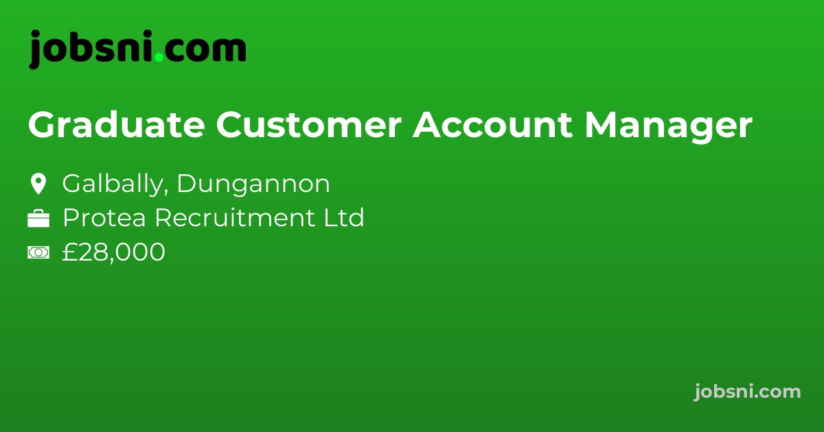 Graduate Customer Account Manager