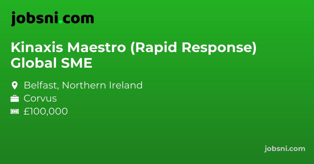 Kinaxis Maestro (Rapid Response) Global SME