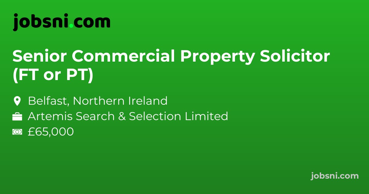 Senior Commercial Property Solicitor (FT or PT)