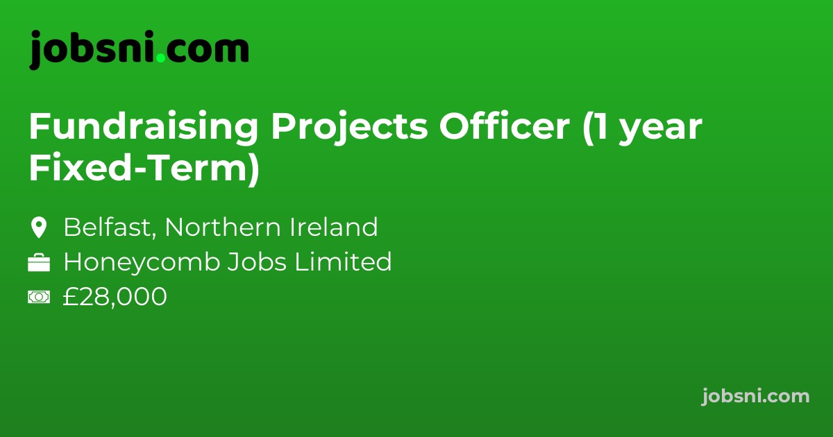 Fundraising Projects Officer (1 year Fixed-Term)