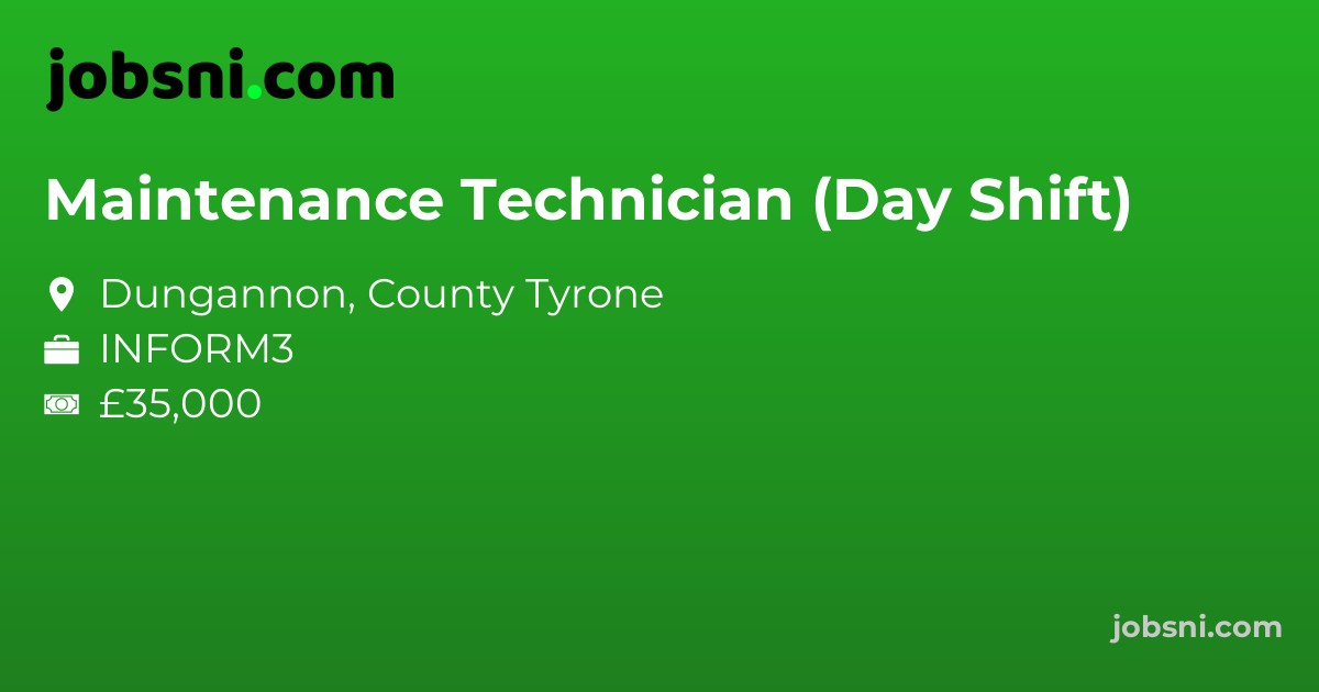 Maintenance Technician (Day Shift)
