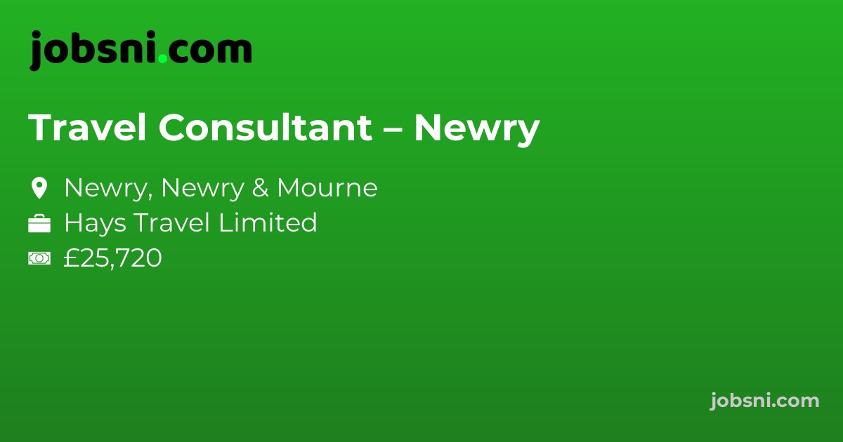 Travel Consultant – Newry