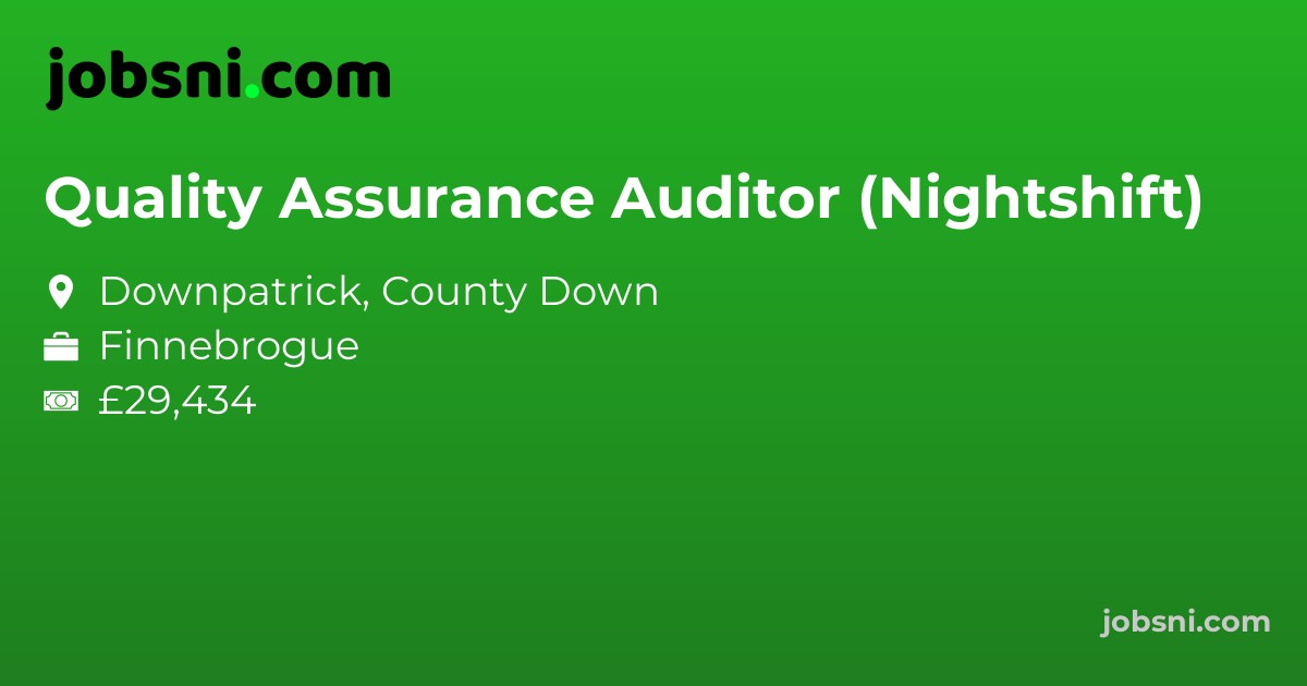 Quality Assurance Auditor (Nightshift)