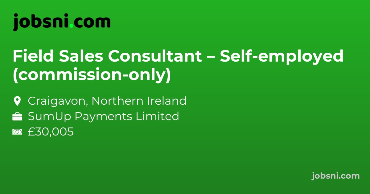 Field Sales Consultant – Self-employed (commission-only)