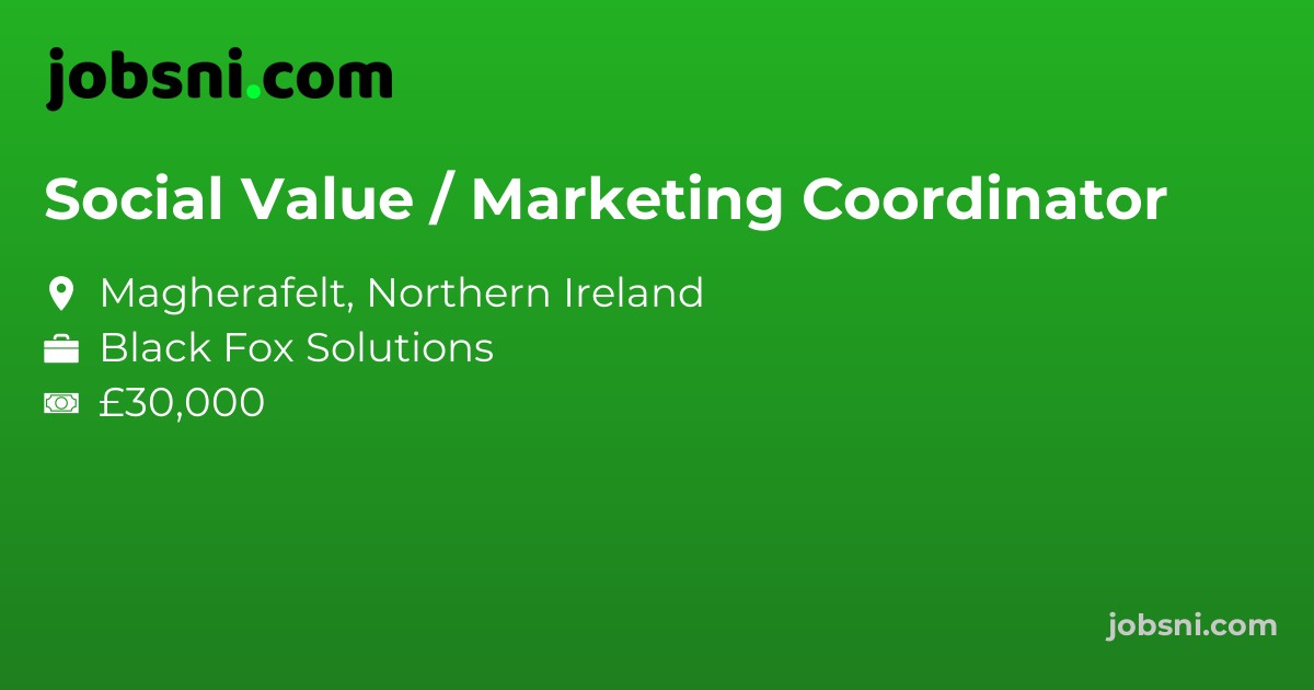 Social Value / Marketing Coordinator