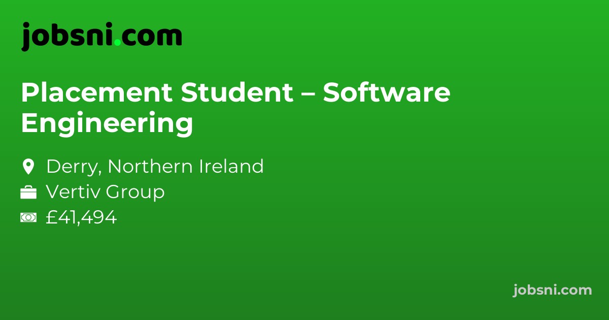 Placement Student – Software Engineering