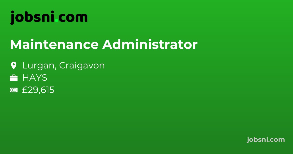 Maintenance Administrator
