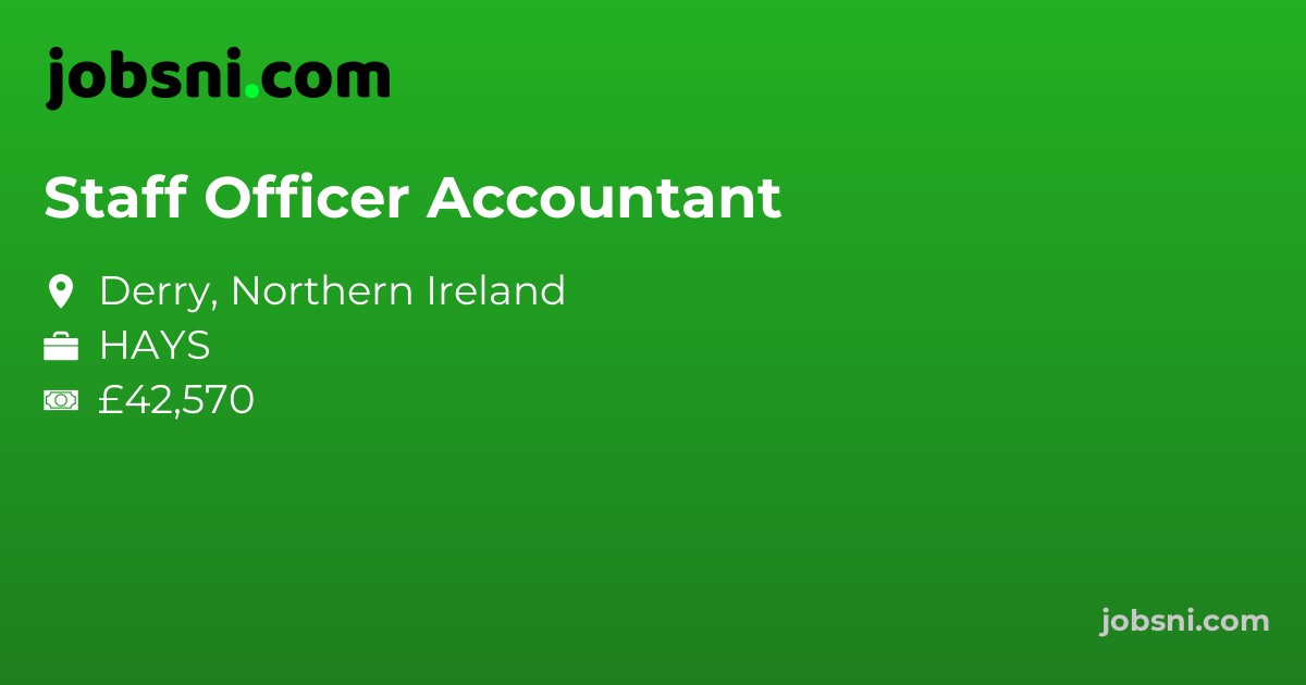 Staff Officer Accountant