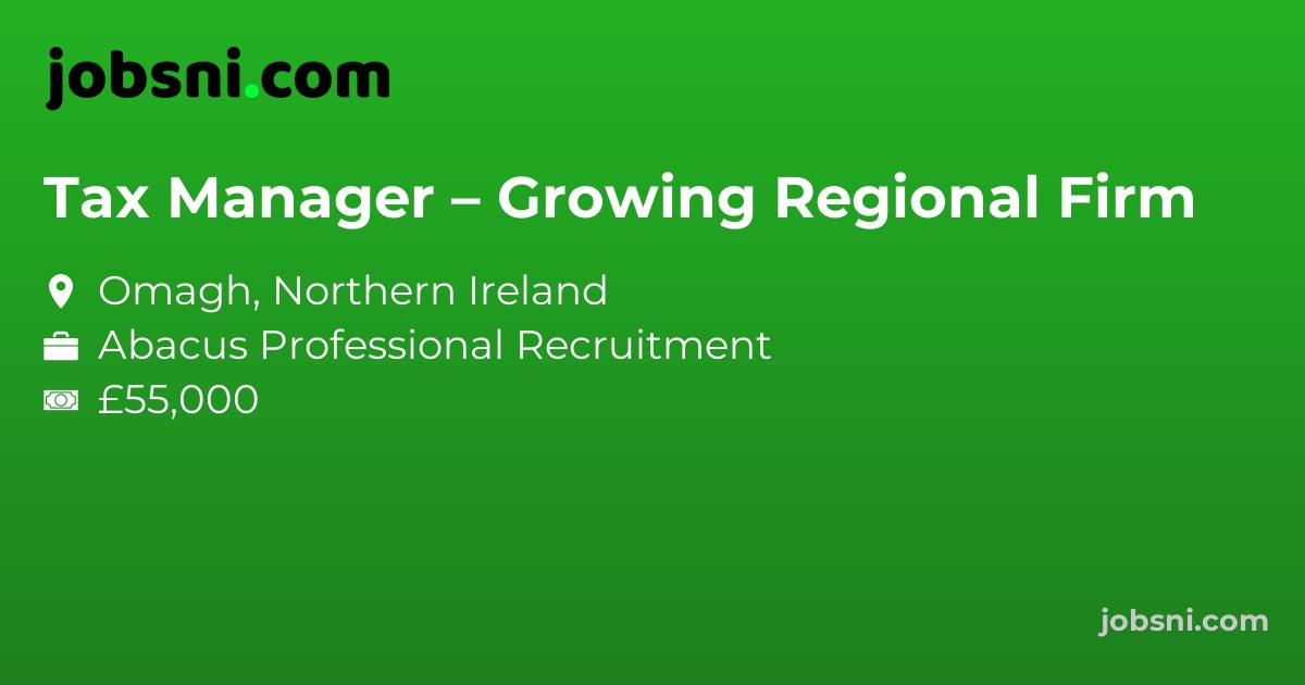 Tax Manager – Growing Regional Firm