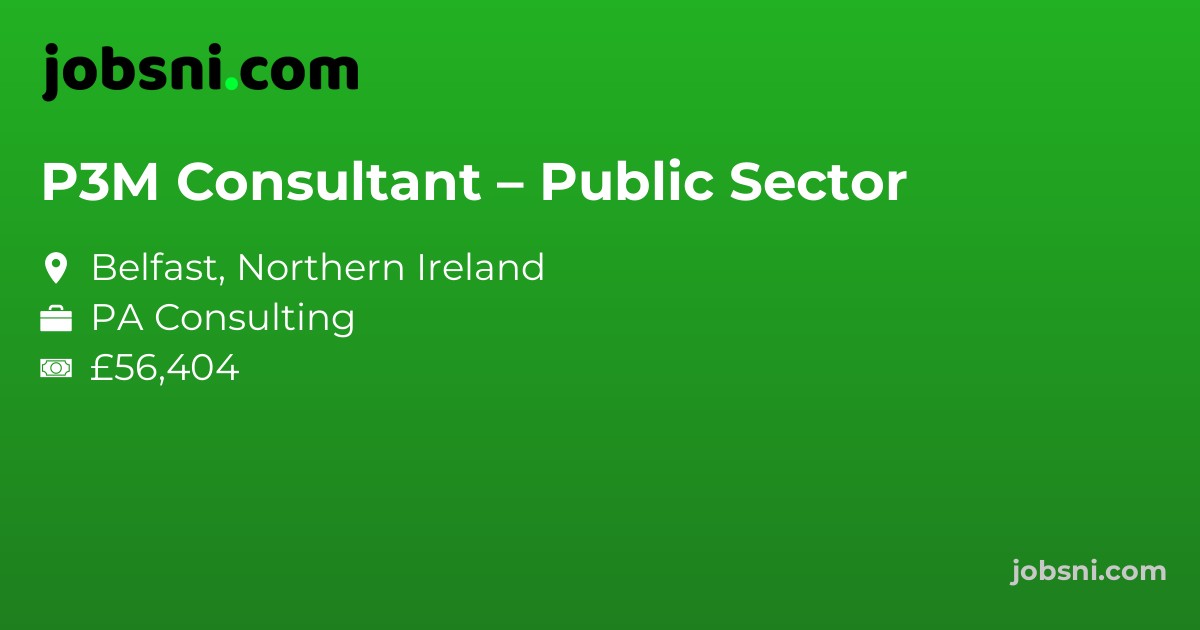 P3M Consultant – Public Sector