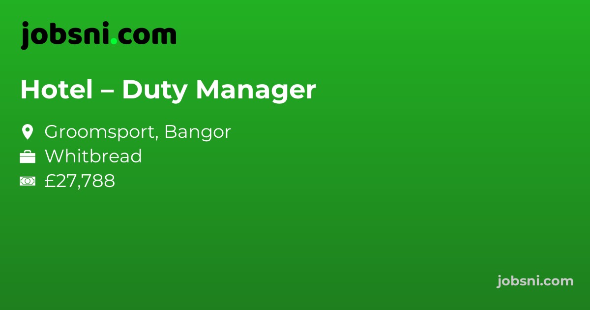 Hotel – Duty Manager