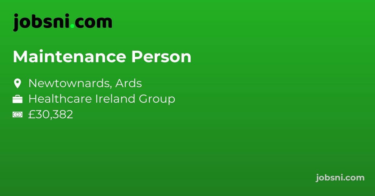 Maintenance Person