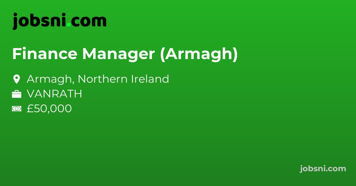 Finance Manager (Armagh)