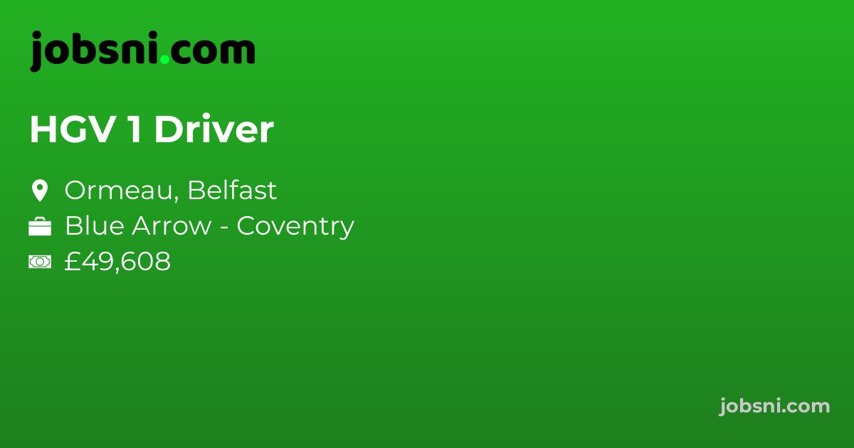 HGV 1 Driver
