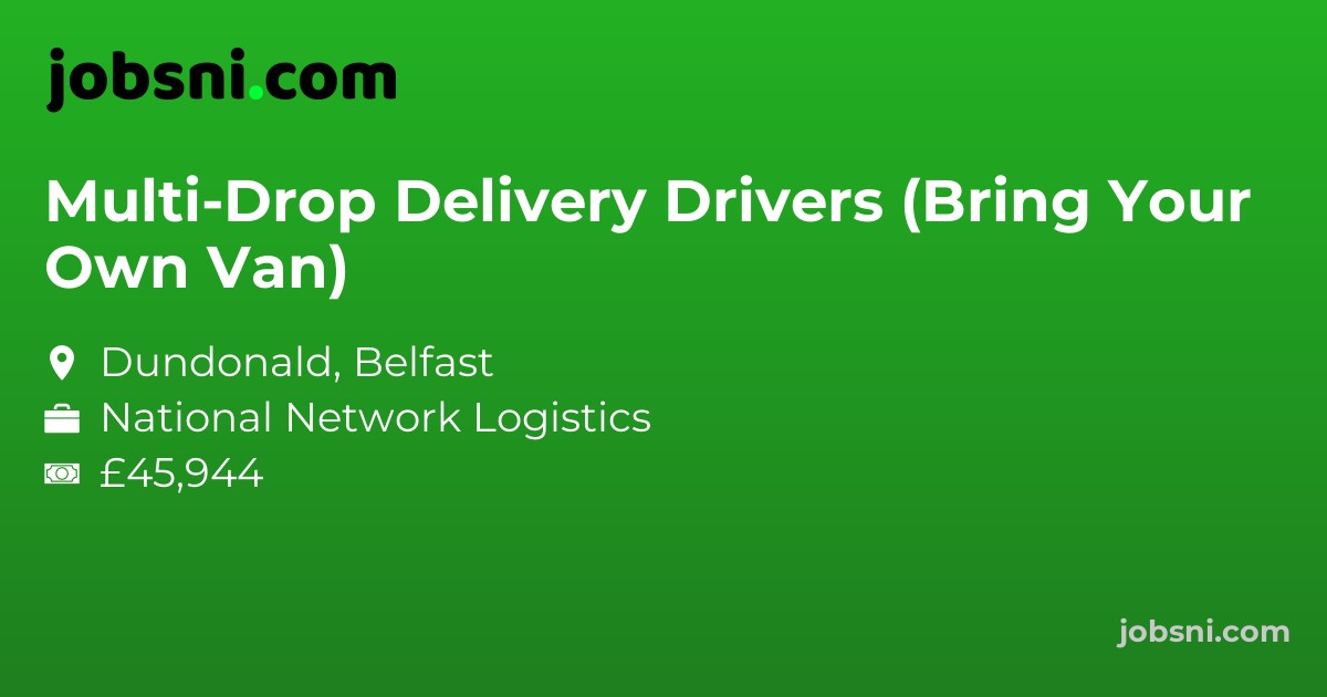 Multi-Drop Delivery Drivers (Bring Your Own Van)