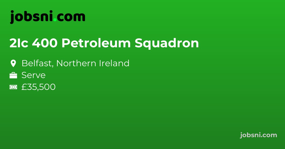 2Ic 400 Petroleum Squadron